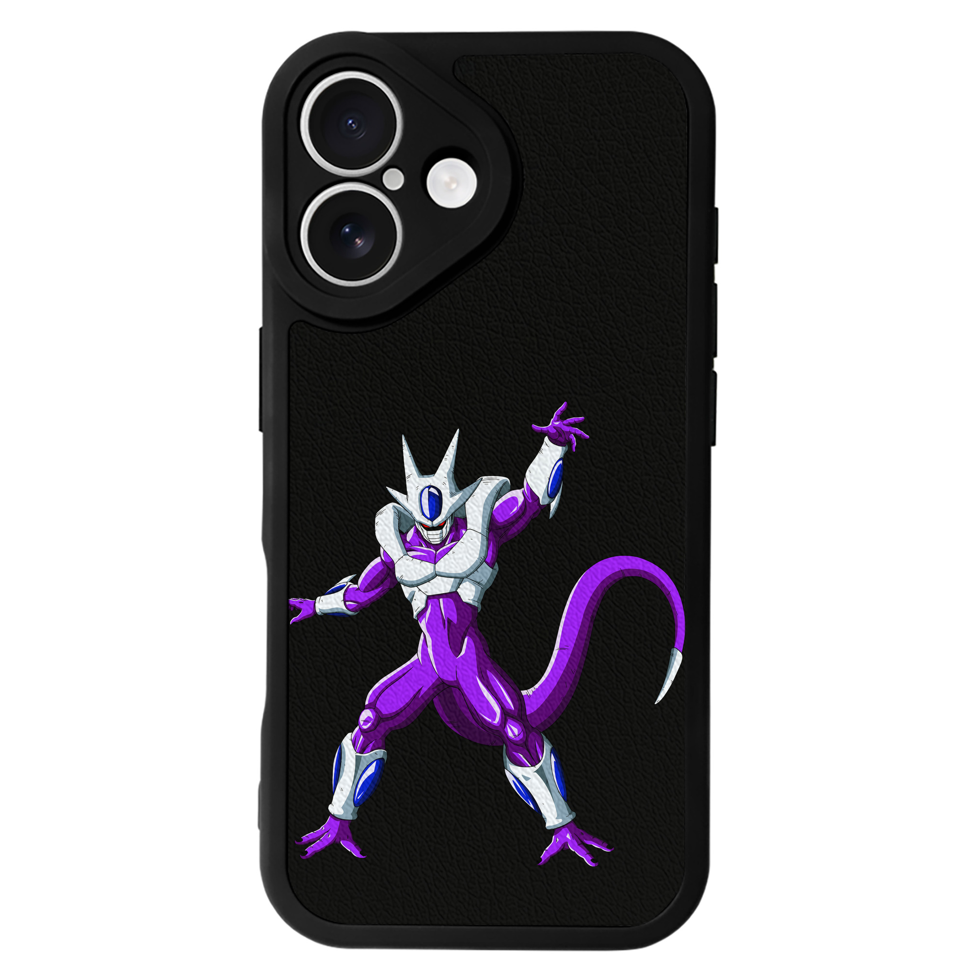 （画像用） ドラゴンボール クウラ DRAGON BALL Cooler Coora 【iPhone 16シリーズ対応】シリコンスマホケース（レザー調） 材質：シリコン